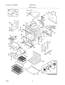 05 - Upper Oven parts for Frigidaire Oven PLEB27T9DCC from AppliancePartsPros.com
