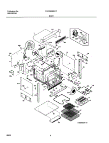 05 - Body parts for Frigidaire Oven PLEB30S8CCC from AppliancePartsPros.com