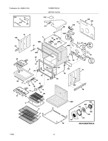 05 - Upper Oven parts for Frigidaire Oven PLEB30T9DCA from AppliancePartsPros.com