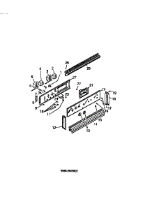 04 - Control Panel, Cook-Master, Switche parts for Frigidaire Oven REG77BCB0 from AppliancePartsPros.com
