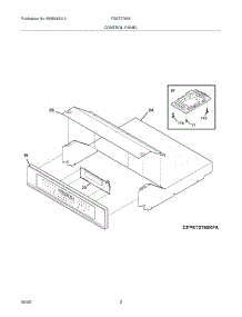 03 - Control Panel parts for Frigidaire Oven FGET2765KBA from AppliancePartsPros.com