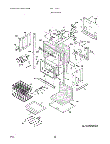 07 - Lower Oven parts for Frigidaire Oven FGET2745KWA from AppliancePartsPros.com