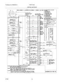 10 - Wiring Diagram parts for Frigidaire Oven FGET2745KWA from AppliancePartsPros.com