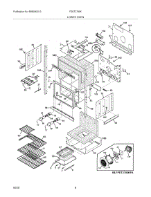 07 - Lower Oven parts for Frigidaire Oven FGET2765KBA from AppliancePartsPros.com
