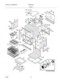 05 - Body parts for Frigidaire Oven FGEW2745KBA from AppliancePartsPros.com