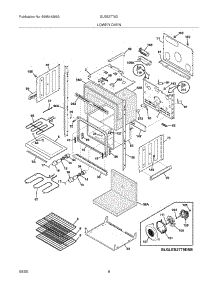 07 - Lower Oven parts for Frigidaire Oven GLEB27T9DQB from AppliancePartsPros.com