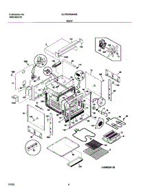05 - Body parts for Frigidaire Oven GLEB30S8ASB from AppliancePartsPros.com