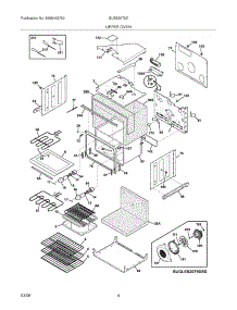 05 - Upper Oven parts for Frigidaire Oven GLEB30T9DBD from AppliancePartsPros.com