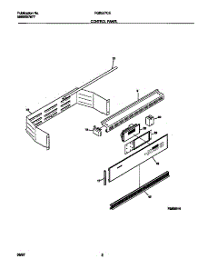 02 - Control Panel parts for Frigidaire Oven FGB557CEBB from AppliancePartsPros.com