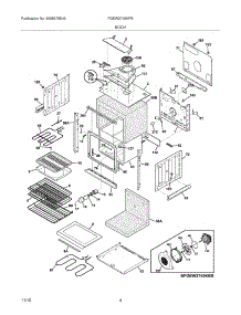 05 - Body parts for Frigidaire Oven FGEW2745KFB from AppliancePartsPros.com