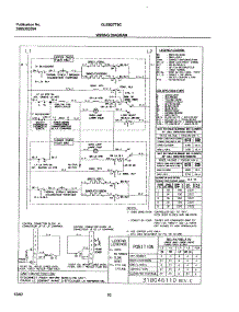 10 - Wiring Diagram parts for Frigidaire Oven GLEB27T8CBA from AppliancePartsPros.com