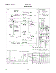 10 - Wiring Diagram parts for Frigidaire Oven GLEB30T8DQA from AppliancePartsPros.com