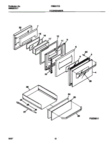 06 - Door / Drawer parts for Frigidaire Oven FGB557CESB from AppliancePartsPros.com
