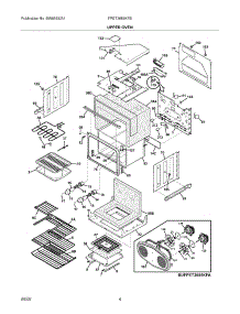 05 - Upper Oven parts for Frigidaire Oven FPET3085KFB from AppliancePartsPros.com