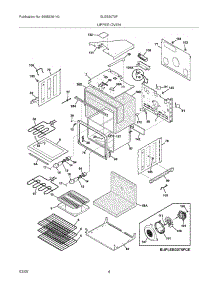 05 - Upper Oven parts for Frigidaire Oven GLEB30T9FSC from AppliancePartsPros.com