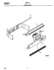 02 - Control Panel parts for Frigidaire Oven FGB557CESC from AppliancePartsPros.com