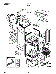 04 - Body parts for Frigidaire Oven FGB557CESC from AppliancePartsPros.com