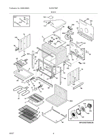 05 - Body parts for Frigidaire Oven GLEB27S9FBC from AppliancePartsPros.com