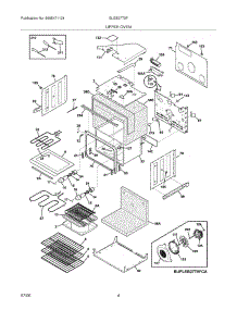 05 - Upper Oven parts for Frigidaire Oven GLEB27T9FQA from AppliancePartsPros.com