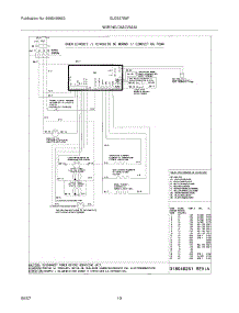 10 - Wiring Diagram parts for Frigidaire Oven GLEB27S9FSC from AppliancePartsPros.com