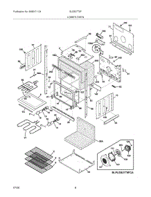 07 - Lower Oven parts for Frigidaire Oven GLEB27T9FQA from AppliancePartsPros.com