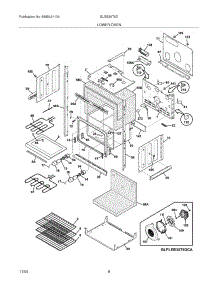 07 - Lower Oven parts for Frigidaire Oven GLEB30T9DBA from AppliancePartsPros.com