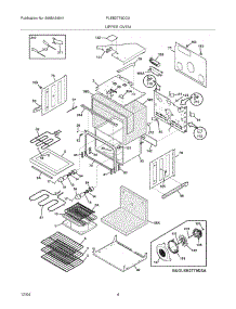 05 - Upper Oven parts for Frigidaire Oven PLEB27T9DCA from AppliancePartsPros.com