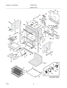 07 - Lower Oven parts for Frigidaire Oven PLEB27T9DCA from AppliancePartsPros.com