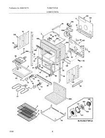 07 - Lower Oven parts for Frigidaire Oven PLEB27T9FCB from AppliancePartsPros.com