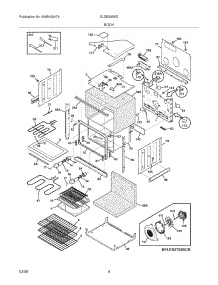 05 - Body parts for Frigidaire Oven GLEB30S9DBD from AppliancePartsPros.com