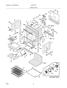 07 - Lower Oven parts for Frigidaire Oven GLEB27T9FBB from AppliancePartsPros.com