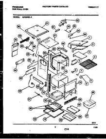 06 - Body Parts parts for Frigidaire Oven GPG94BL3 from AppliancePartsPros.com