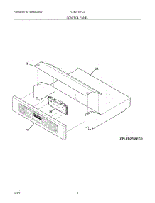 03 - Controls parts for Frigidaire Oven PLEB27S9FCD from AppliancePartsPros.com