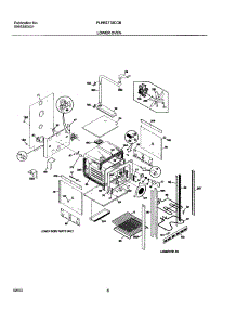 07 - Lower Oven Body parts for Frigidaire Oven PLEB27T8CCB from AppliancePartsPros.com