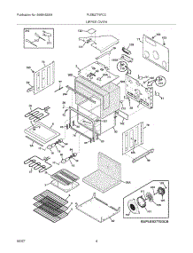 05 - Upper Oven parts for Frigidaire Oven PLEB27T9FCC from AppliancePartsPros.com