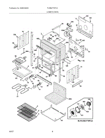 07 - Lower Oven parts for Frigidaire Oven PLEB27T9FCC from AppliancePartsPros.com