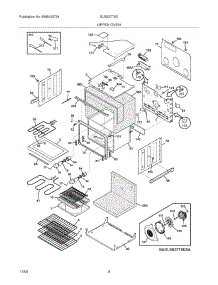 05 - Upper Oven parts for Frigidaire Oven GLEB27T9DSA from AppliancePartsPros.com