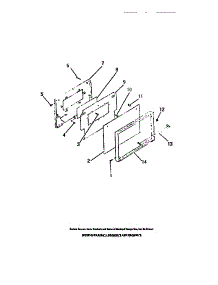 03 - Oven Door, Panels parts for Frigidaire Oven RG94BAB3 from AppliancePartsPros.com