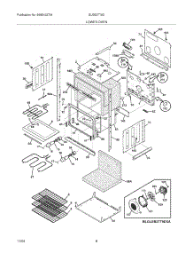 07 - Lower Oven parts for Frigidaire Oven GLEB27T9DSA from AppliancePartsPros.com