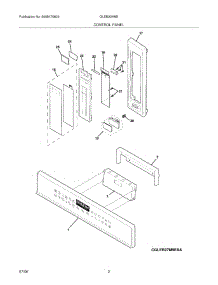 03 - Control Panel parts for Frigidaire Oven GLEB30M9ESC from AppliancePartsPros.com