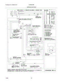 10 - Wiring Diagram parts for Frigidaire Oven GLEB30M9ESA from AppliancePartsPros.com