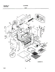 05 - Body parts for Frigidaire Oven GLEB30S8CBB from AppliancePartsPros.com