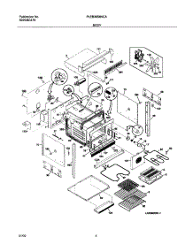 05 - Body parts for Frigidaire Oven PLEB30S8ACA from AppliancePartsPros.com
