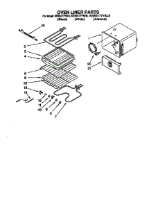 Oven Liner parts for Kitchenaid Oven KEBS177YAL0 from AppliancePartsPros.com