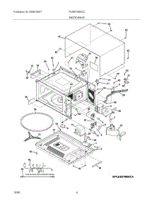 05 - Microwave parts for Frigidaire Oven PLEB27M9ECC from AppliancePartsPros.com