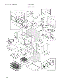 07 - Lower Oven parts for Frigidaire Oven PLEB27M9ECC from AppliancePartsPros.com