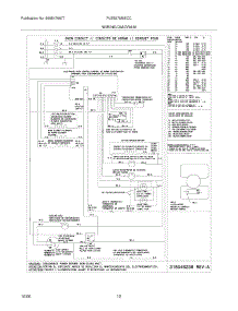 10 - Wiring Diagram parts for Frigidaire Oven PLEB27M9ECC from AppliancePartsPros.com
