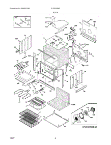 05 - Body parts for Frigidaire Oven GLEB30S9FSC from AppliancePartsPros.com
