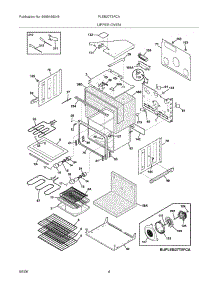 05 - Upper Oven parts for Frigidaire Oven PLEB27T9FCA from AppliancePartsPros.com