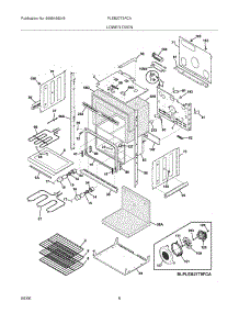 07 - Lower Oven parts for Frigidaire Oven PLEB27T9FCA from AppliancePartsPros.com